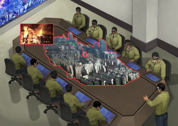 한빛소프트, AR 재난대응 통합훈련 시뮬레이터 개발 사업자 선정 기사 이미지